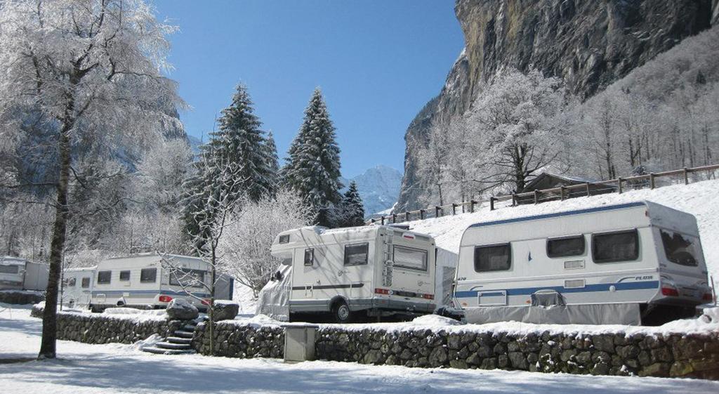 Camping Jungfrau Лаутербруннен Экстерьер фото