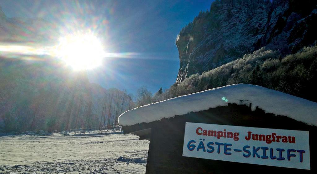Camping Jungfrau Лаутербруннен Экстерьер фото