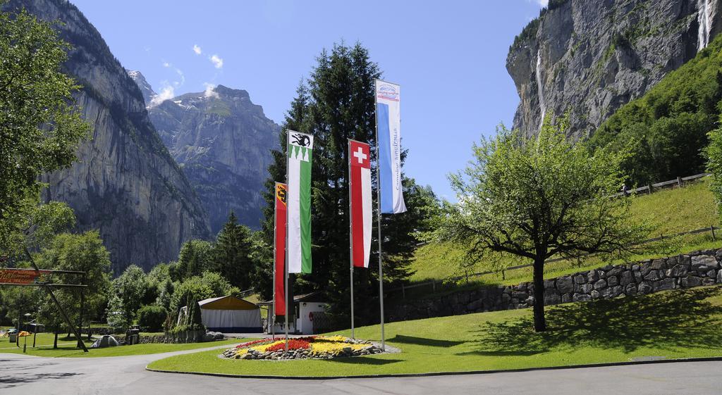 Camping Jungfrau Лаутербруннен Экстерьер фото